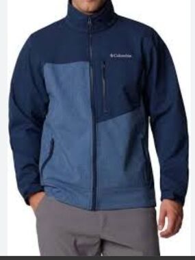 Columbia Men's Navy Two-Tone Full-Zip Jacket